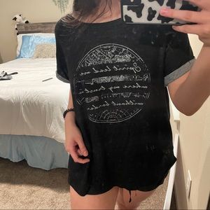 christian song lyrics graphic t-shirt